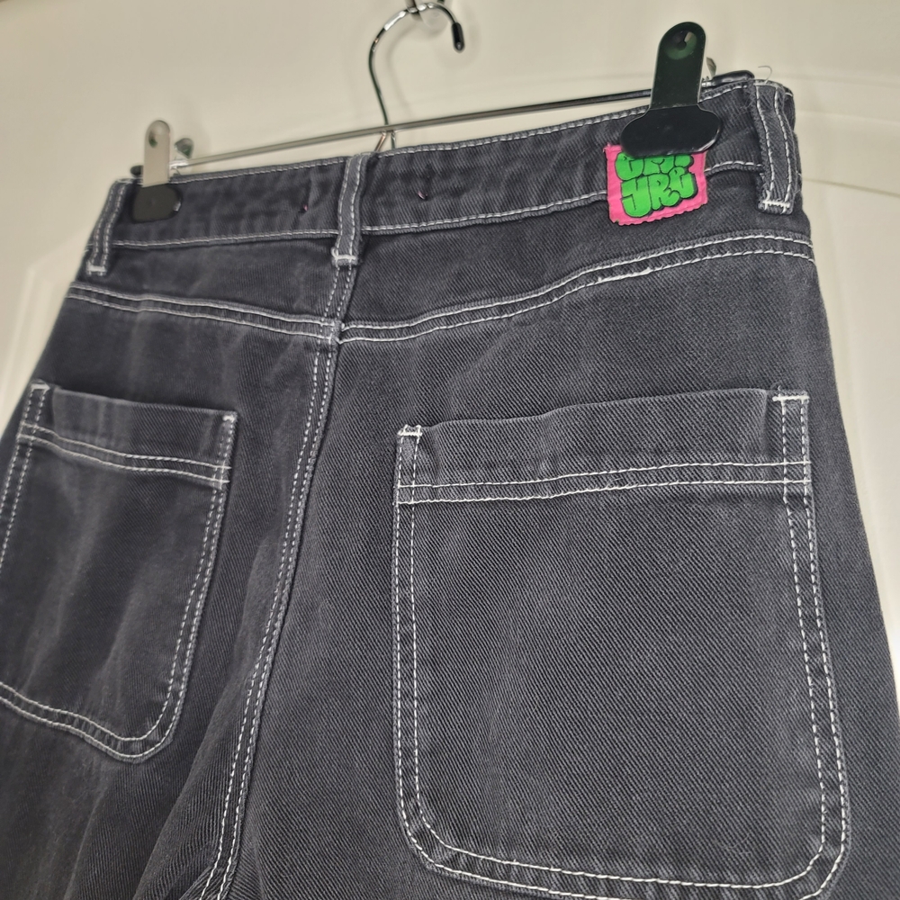 Empyre Black Cargo Pants ; JNCO Inspired - Picture 3 of 11
